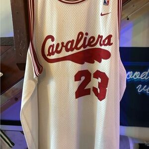 Nike Cavaliers Red and White Jersey